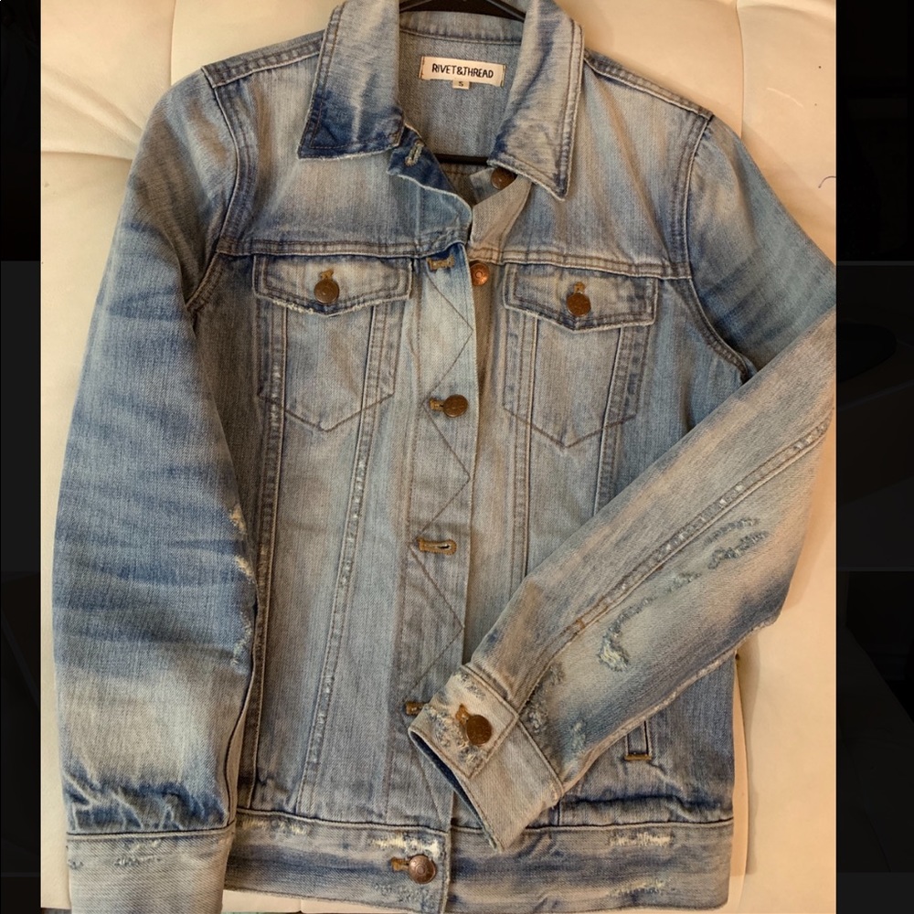 Rivet & thread jean jacket